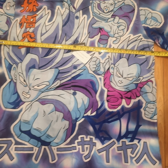 New Vintage anime Dragonball silk shirt - Picture 7 of 12
